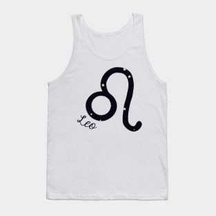 Starry Leo Symbol Tank Top